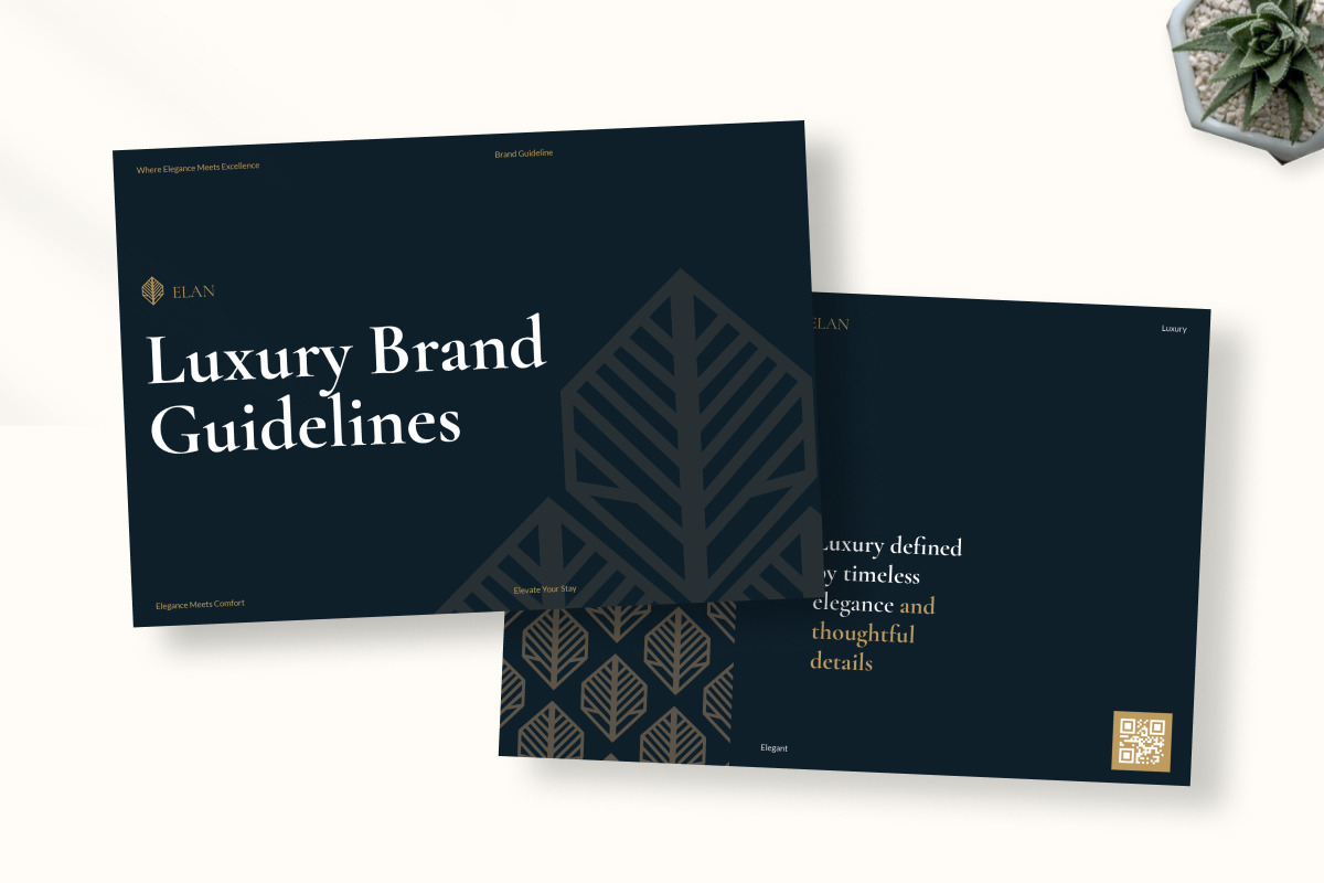 Luxury Hotel Brand Guidelines, a Branding & Logo Template by trabaskriya (Photo 6 of 6)