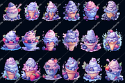 Blueberry IceCream, an Object Graphic by DreamerStarCo (Thumbnail 4 of 6)