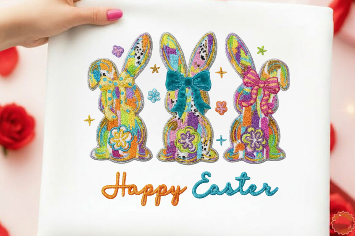 Faux Yarn Happy Easter Png Easter, an Illustration by designcity5 (Photo 1 of 9)