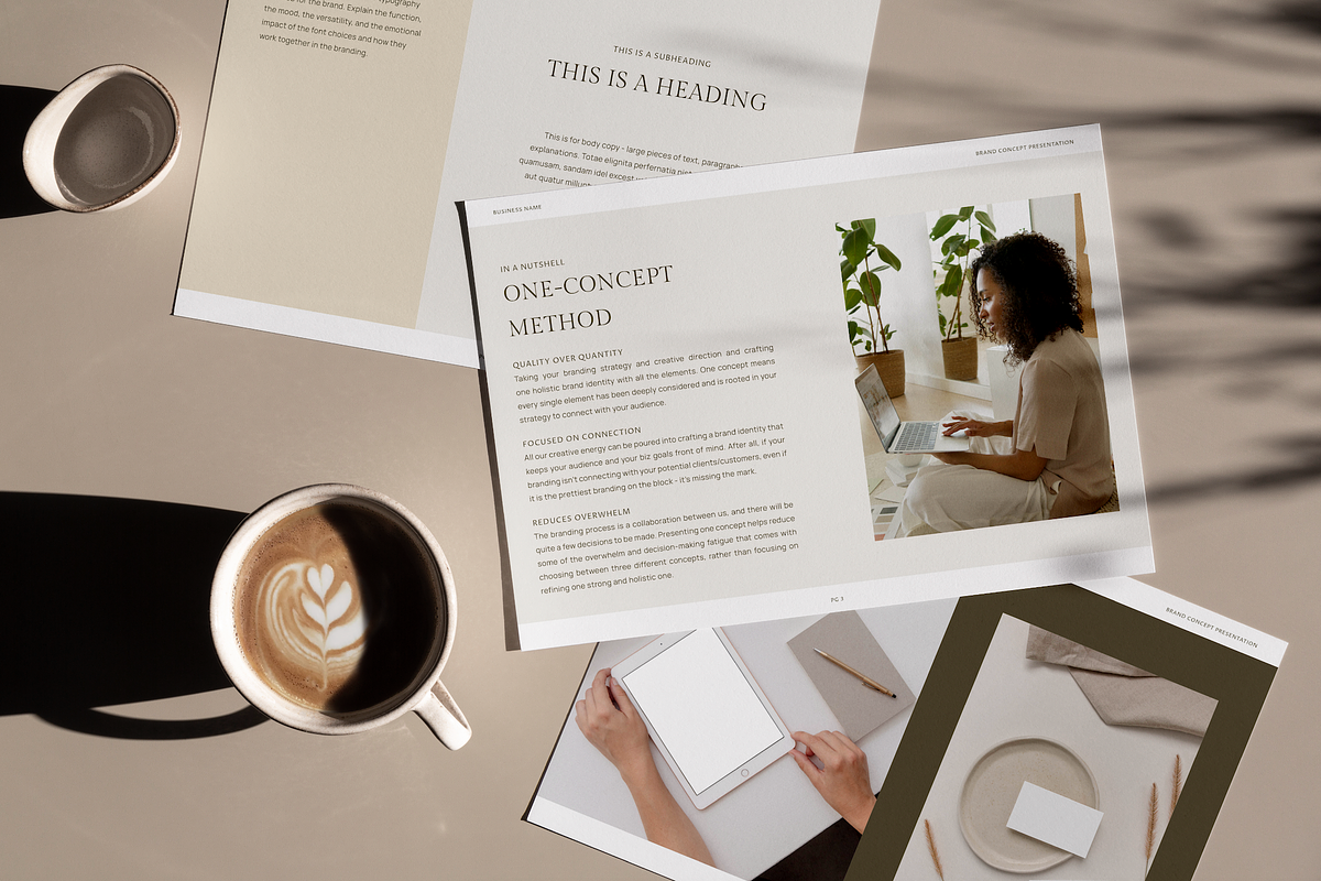 Concept Presentation Template, a Presentation Template by Studio_Evergreen (Photo 8 of 10)
