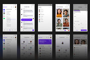Chapps Chatting Office Dekstop App, an UI Kit Template by Creative Perspective (Thumbnail 5 of 7)