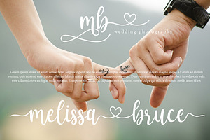 Love Story -a Chic Script Font Duo