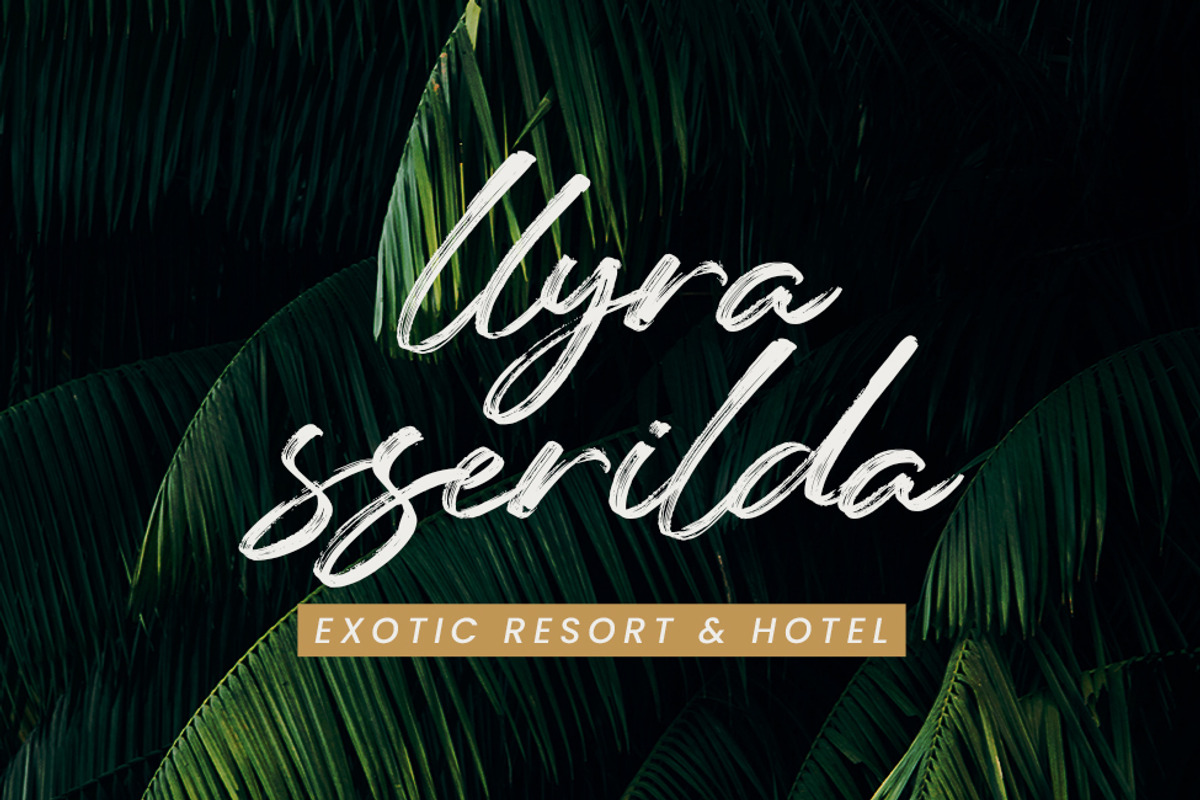 Reinkies - Authentic Brush Script, a Script Font by Almarkhatype (Photo 2 of 10)