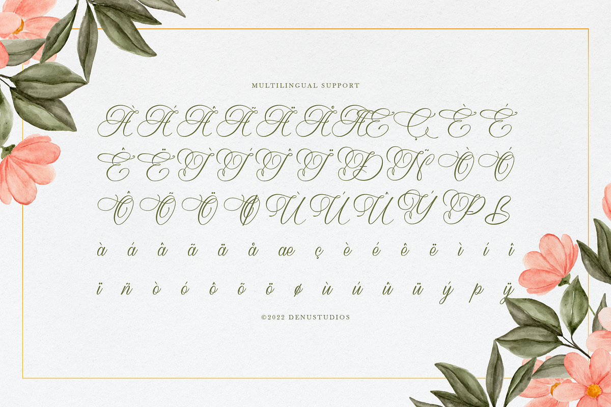 Harvintelis | Beauty Calligraphy, a Script Font by Denustudios (Photo 11 of 12)