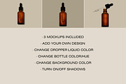 Amber Dropper Bottle Mockup, a Packaging Mockup by Copal (Thumbnail 2 of 18)