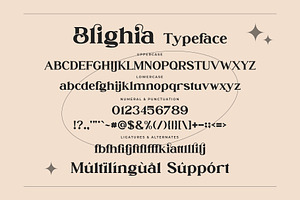 Blighia - Stylish Ligature Font