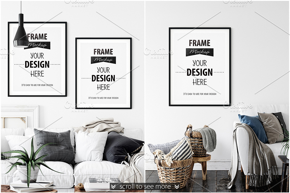 Frames & Walls Scandinavian Bundle-3, a Print Template by Yuri-U (Photo 4 of 42)
