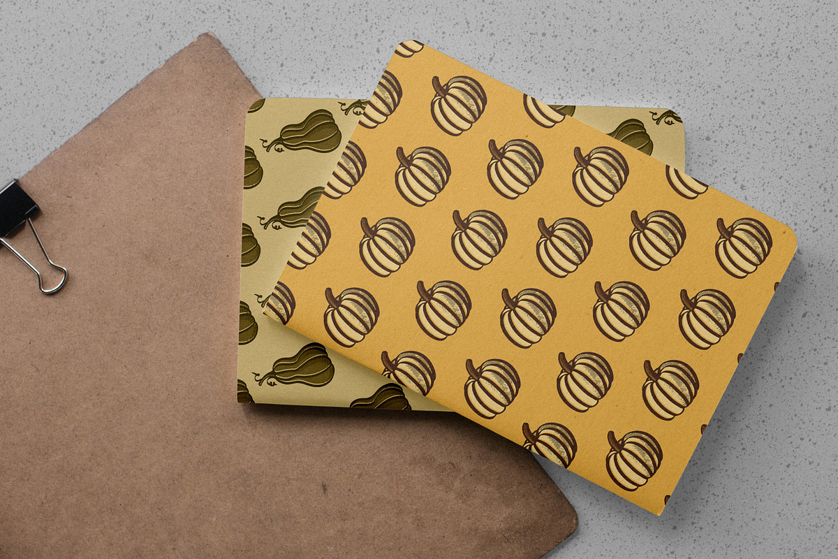GOURDS! - Fall Patterns & Graphics, a Pattern Graphic by Tender Pen Co (Photo 4 of 5)