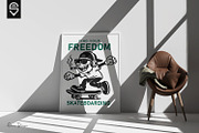 Find Your Freedom Skateboarding, a Sport Illustration by shaondesigns (Thumbnail 4 of 5)