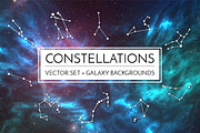 Galaxy Constellation Set, a Texture Illustration by Anna Freya (Thumbnail 14 of 14)