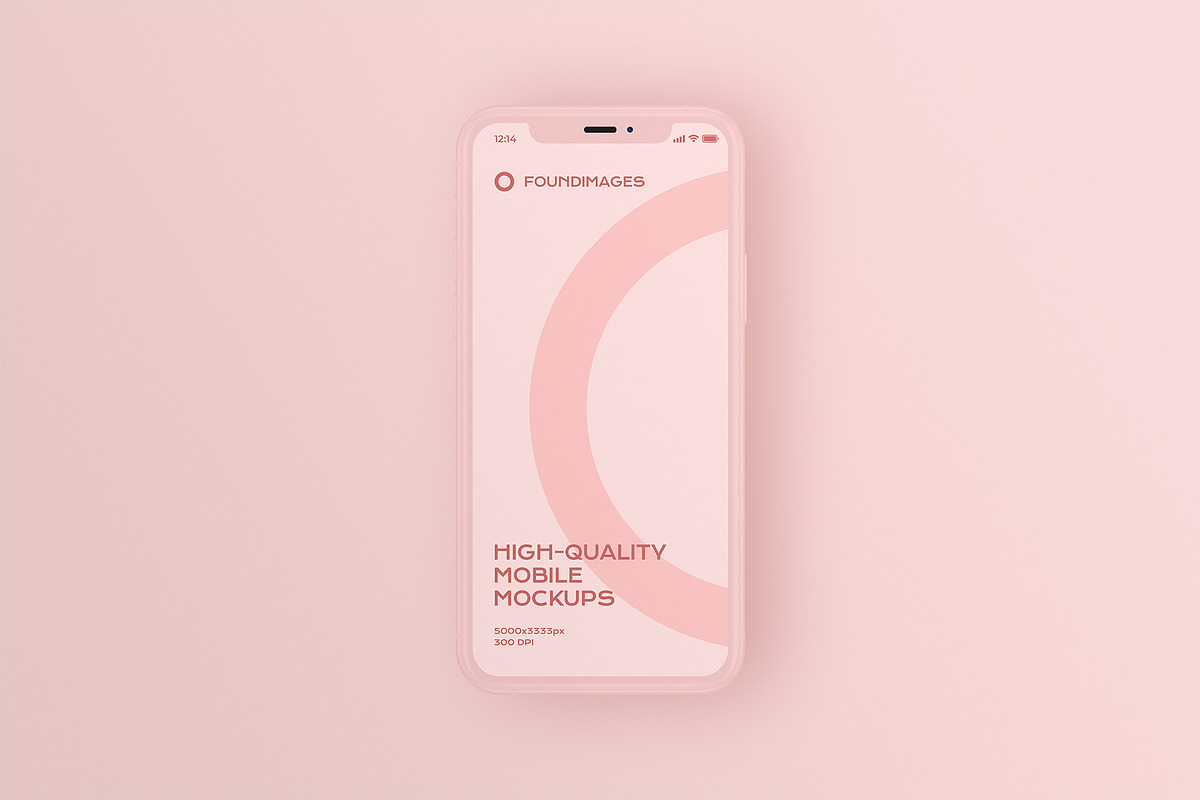 72 iphone device mockup bundle, an iPhone Mockup by FoundImages (Photo 28 of 84)