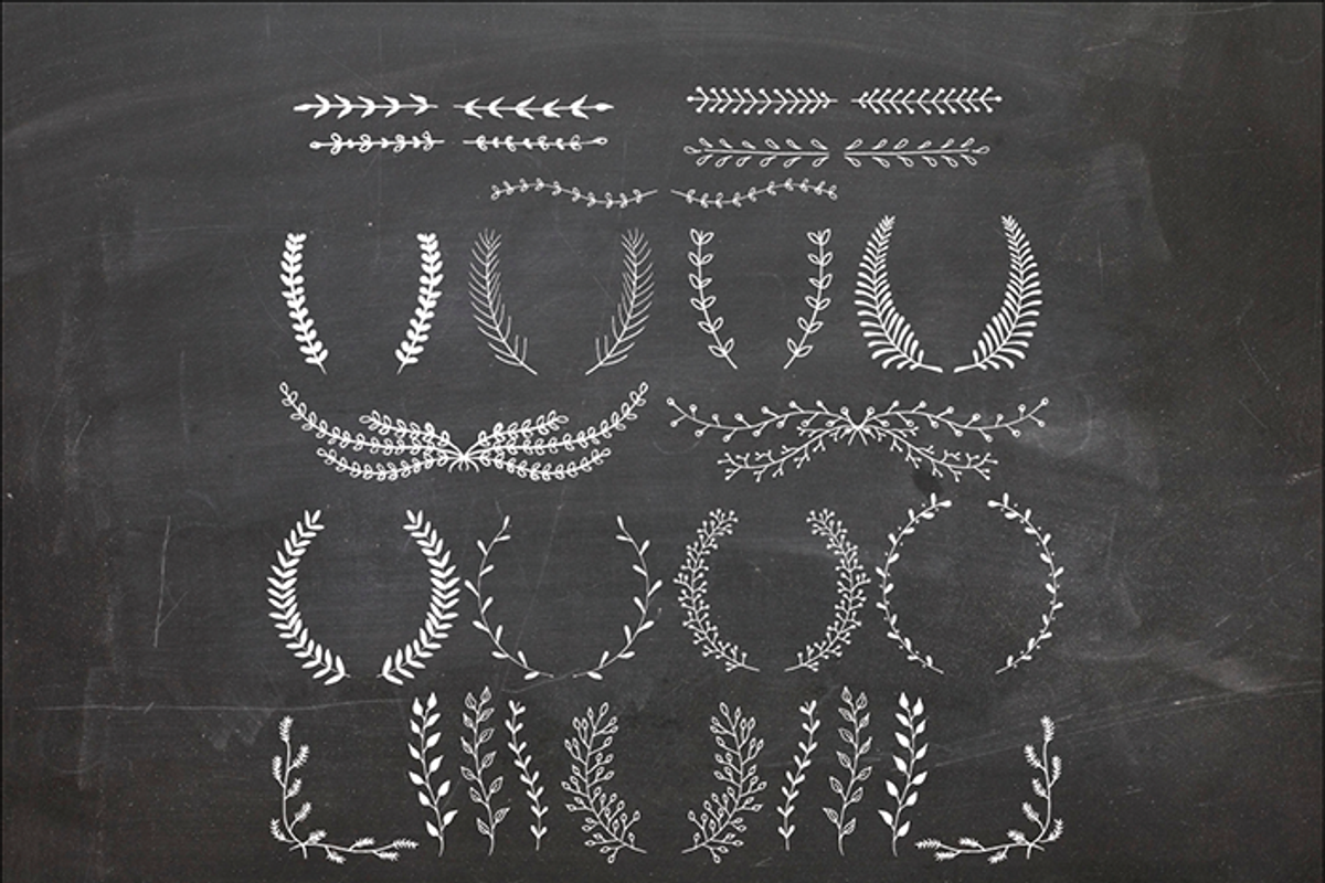 Hand Drawn Nature Embellishments, an Object Illustration by Does She Even Doodle (Photo 1 of 2)