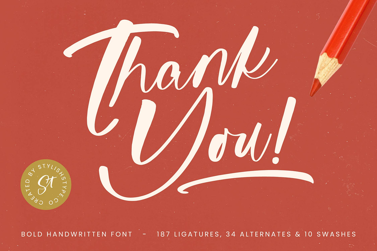 Raituly Chant Modern Handwritten, a Script Font by stylishtype.co (Photo 20 of 20)