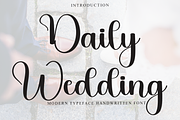 Daily Wedding, a Handwritten Font by InermediaSTUDIO (Thumbnail 1 of 8)