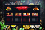 Digital Fast Food Menu Template, a Stationery Template by MRI STUDIO (Thumbnail 3 of 4)