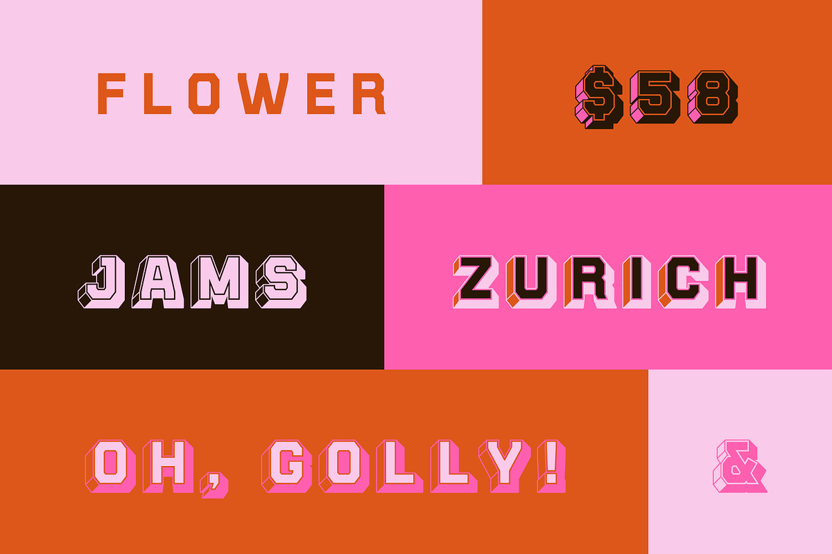 Frankie Layered, a Sans Serif Font by MarleyGrayson (Photo 3 of 7)