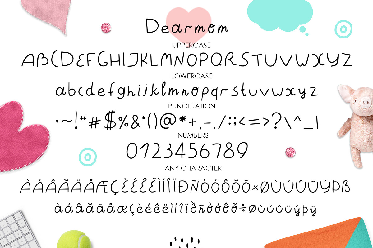 Dearmom & Deardad - Baby duo font preview 3