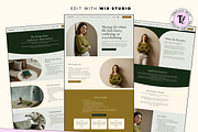 Therapist Wix Studio Website, a Wix Template by Template Twist Shop (Thumbnail 2 of 9)