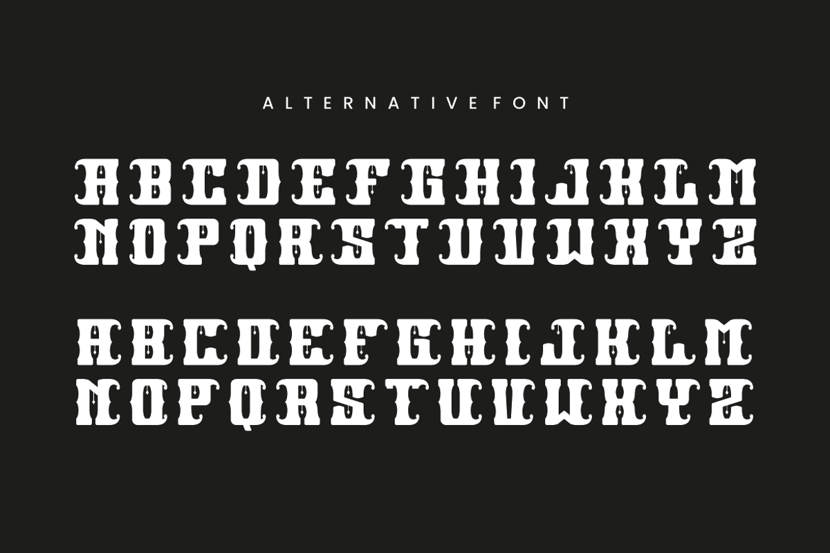 Black Sponge - Gothic Font, a Blackletter Font by QR Design Studio (Photo 7 of 8)