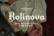 Kolinova Blackletter, a Blackletter Font by madeDeduk (Thumbnail 1 of 9)