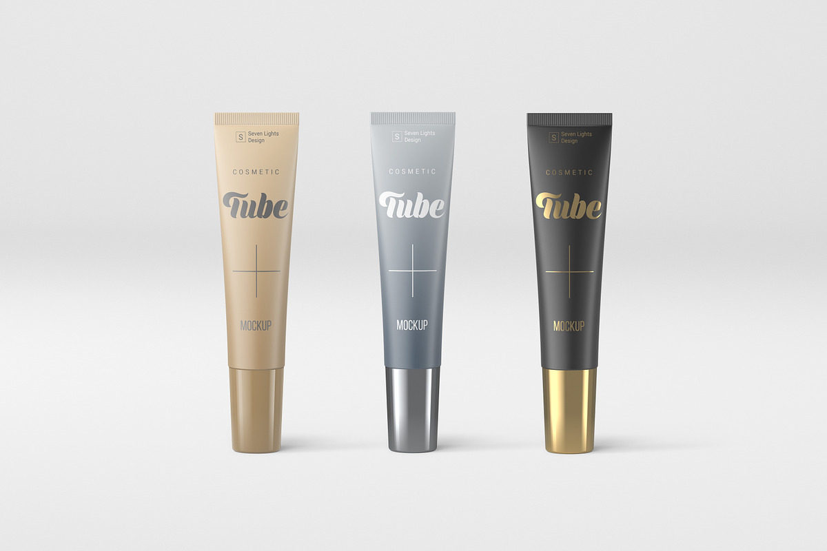 Cosmetic Tube Mockup #3, a Packaging Mockup by Seven Lights (Photo 1 of 9)