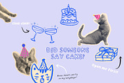 Bubble Gum Club. Playful trio font, a Handwritten Font by PaperJamLab (Thumbnail 6 of 14)