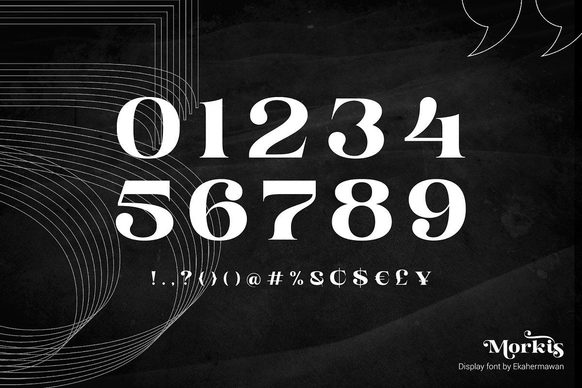 Morkis - Display Serif Font, a Serif Font by Ekahermawan (Photo 9 of 10)