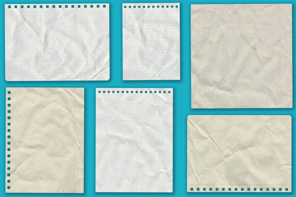 Notebook paper set, a Texture Graphic by Anastasia Koba (Photo 5 of 8)