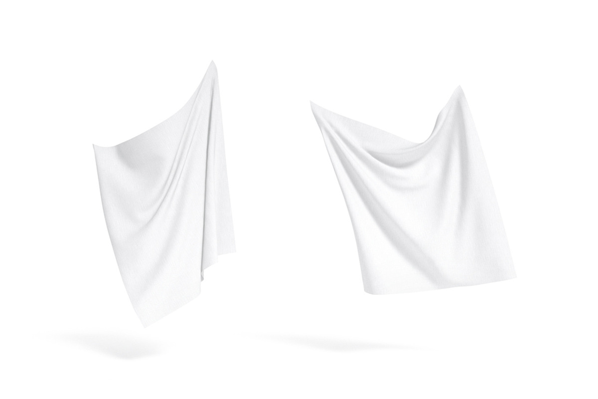 White Wrinkled Fabric Sheet 3D Model, an Object 3D Model by rebrandy (Photo 3 of 9)