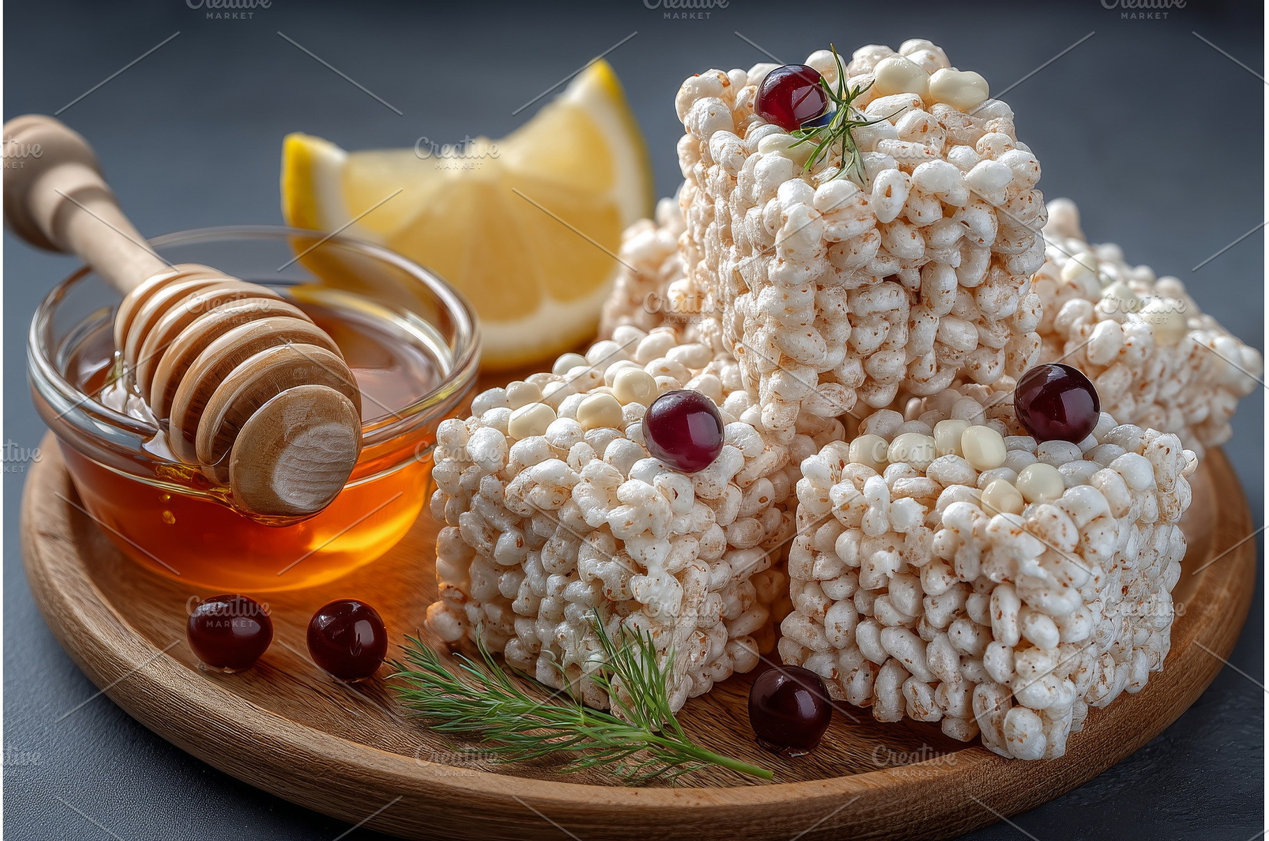 Close up, a side view of puffed rice, a Food & Drink Photo by ZinetroN