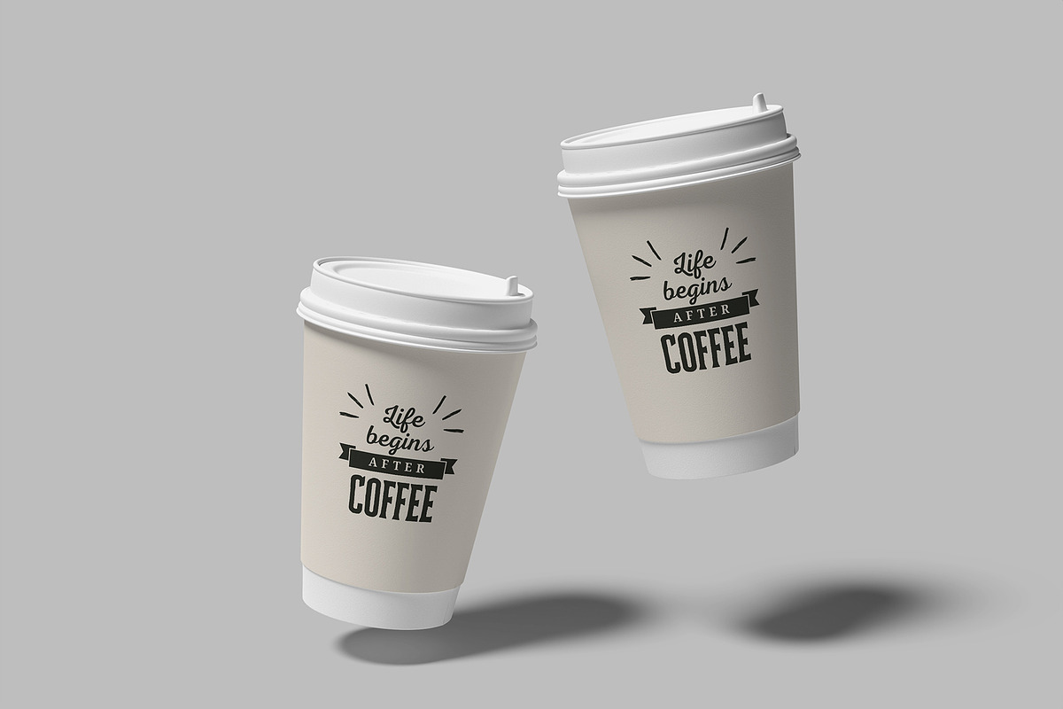 Coffee Cup Mockup, a Packaging Mockup by Bangdastudio (Photo 1 of 10)