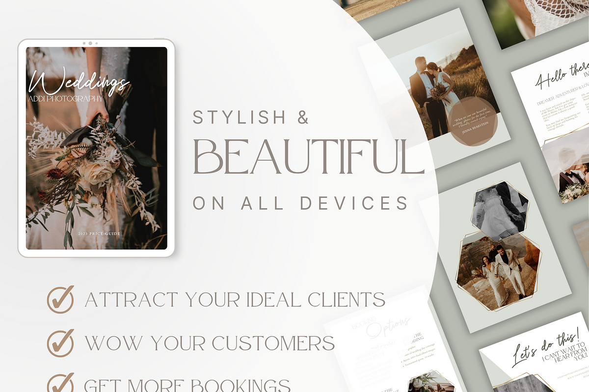 GOLD Wedding Photography Guide, a Magazine Template by Signature Edits (Photo 2 of 11)