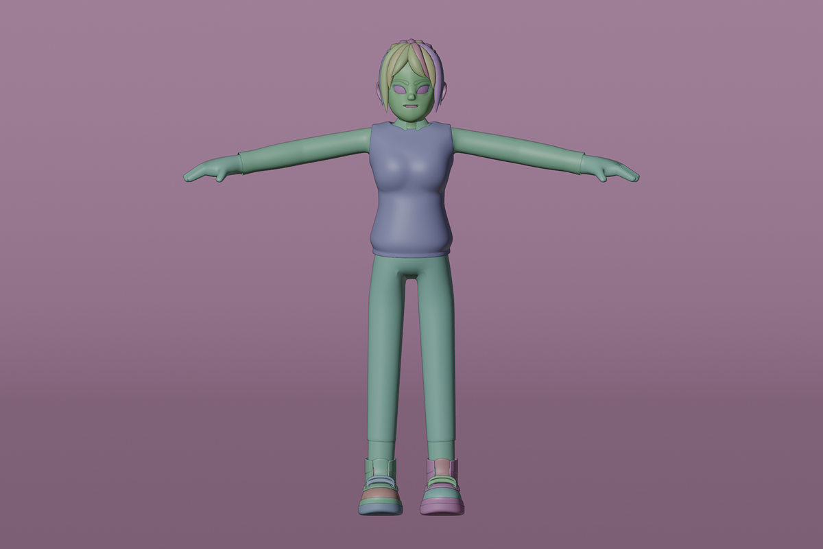Female Avatar 3D Character Model, a Characters & Person 3D Model by Dudukbersama (Photo 6 of 7)