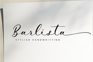 Barlista - Calligraphy Font