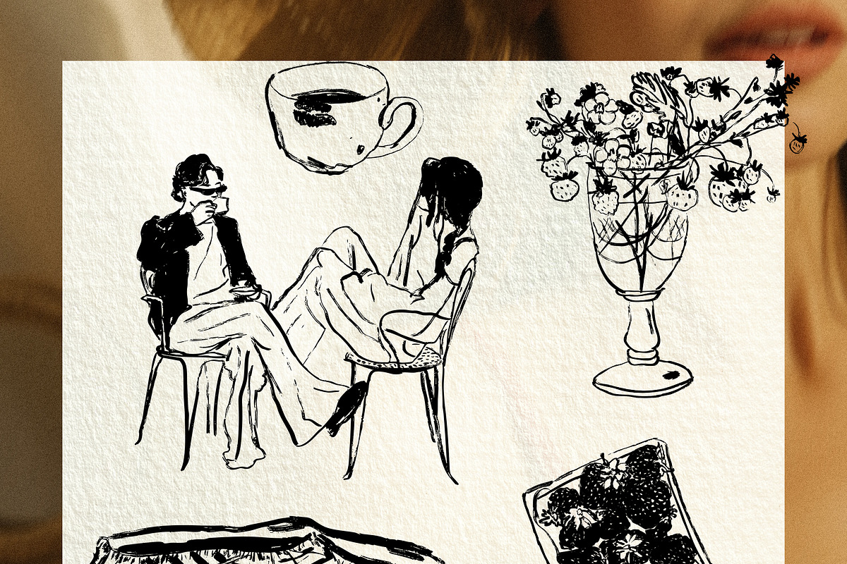Summer days: Ink Illustrations, a Decorative Illustration by divanovskaya_nv (Photo 11 of 19)