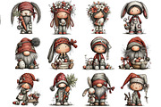 Whimsical Easter Gnome Clipart, an Illustration by DreamArtGraphic (Thumbnail 3 of 4)