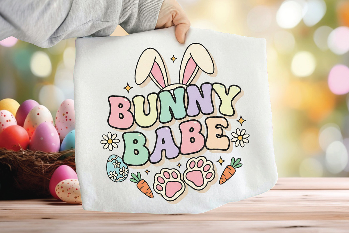 Easter Bunny Babe PNG, an Illustration by CraftArtStudio (Photo 1 of 4)