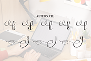 Wednesday | Script Font, a Handwritten Font by Scratchones (Thumbnail 8 of 9)