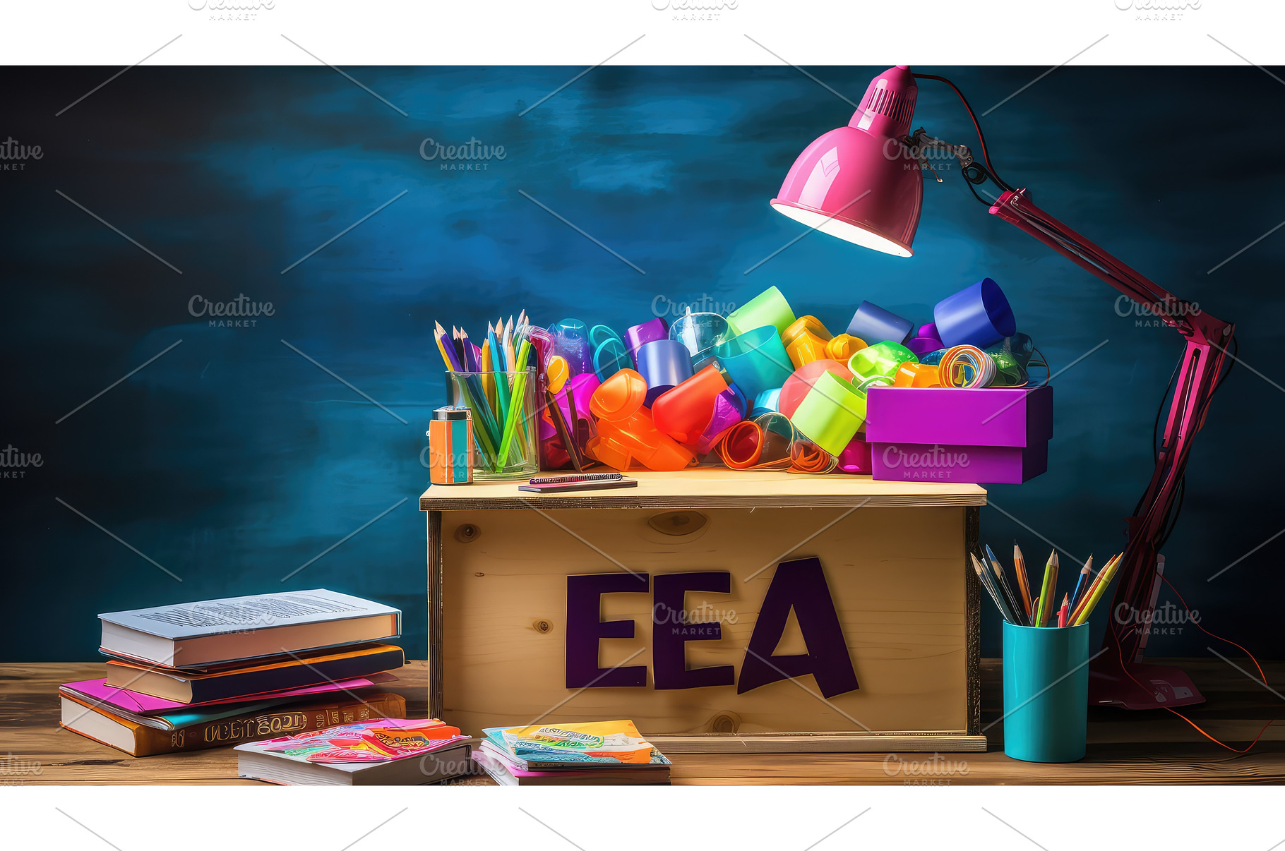 inspiration idea box ai generated, a School & Education Photo by pikepicture