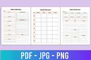 2025-2026 Meal Planner, a Stationery Template by Designmela01 (Thumbnail 3 of 4)