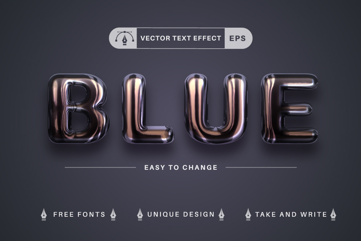 Set 10 Plastic Editable Text Effects, a Layer Style Add-On by rwgusev (Photo 6 of 11)