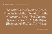 Nahla Script Regular, a Script Font by Debut Studio (Thumbnail 6 of 16)