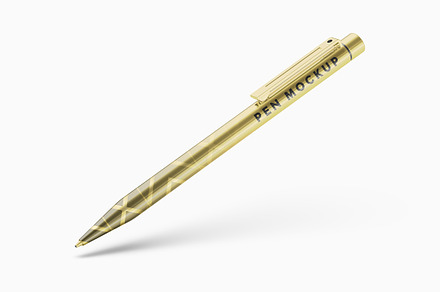 Pen Mockup, a Pens & Pencil Mockup by UnicDesign