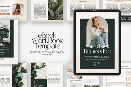 Canva Coaching Ebook WorkBook Chloe, a Magazine Template by Lovely Confetti