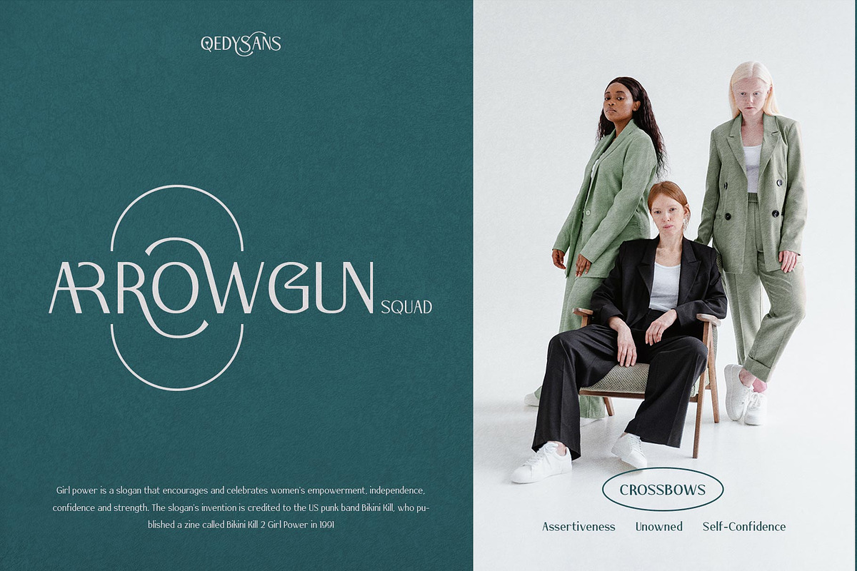 Qedysans Typeface, a Sans Serif Font by alit design (Photo 10 of 15)