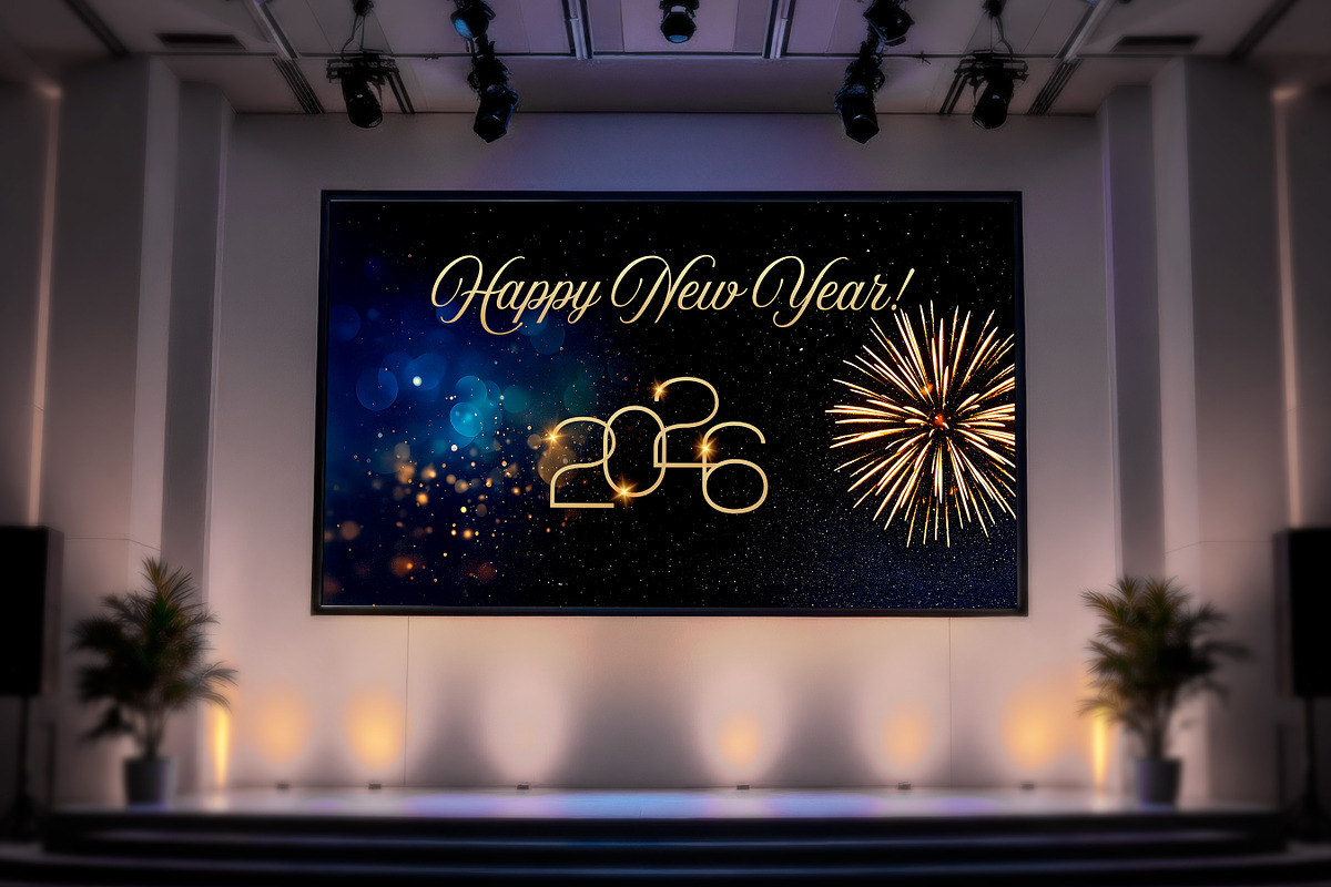 Animated Happy New Year Title, a Presentation Template by Godserv Designs (Photo 6 of 12)