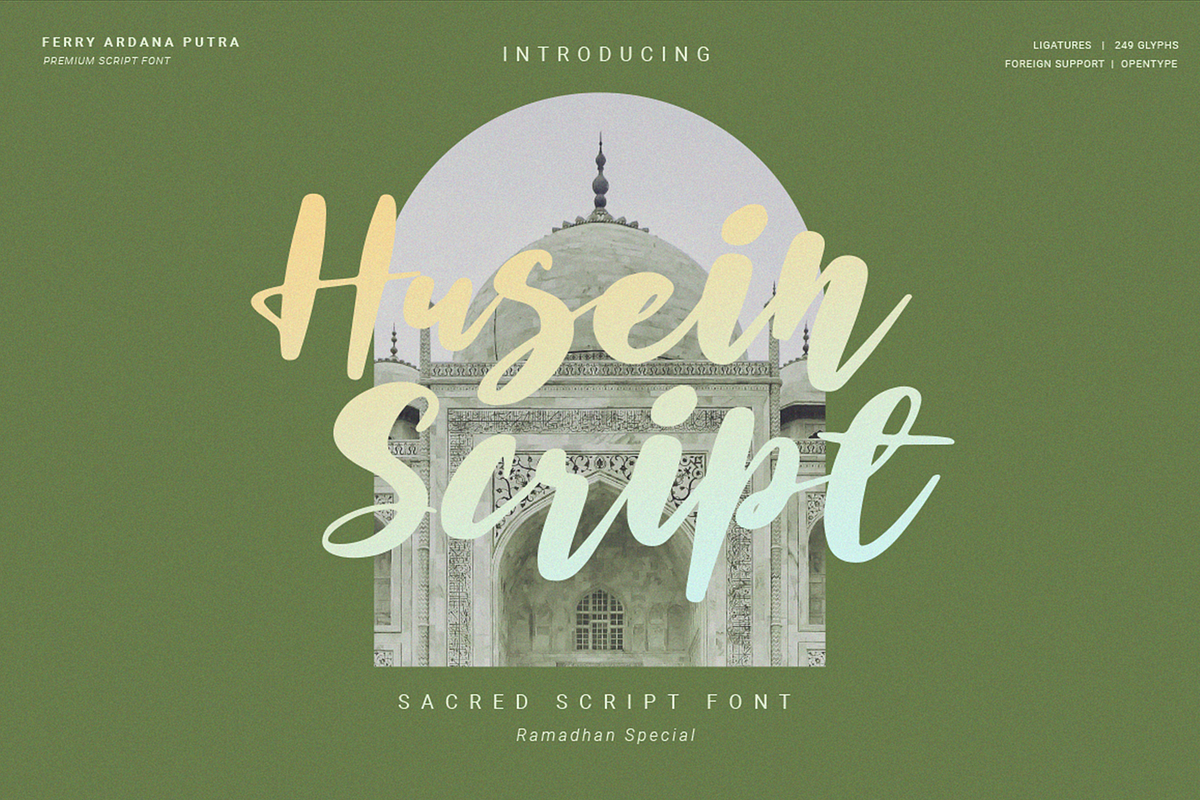 Husein Script | Handwritten Ramadan, a Script Font by Ardana Creative (Photo 1 of 5)