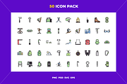 50 Mountaineering and climbing icons, an Icon by Wencory (Thumbnail 1 of 2)