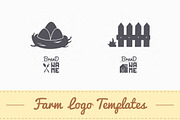 4 Farm Logos, a Branding & Logo Template by Zhemchuzhina (Thumbnail 5 of 5)