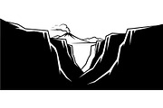 Cliff Landscape Silhouette, an Object Graphic by Creativeshirt (Thumbnail 6 of 20)